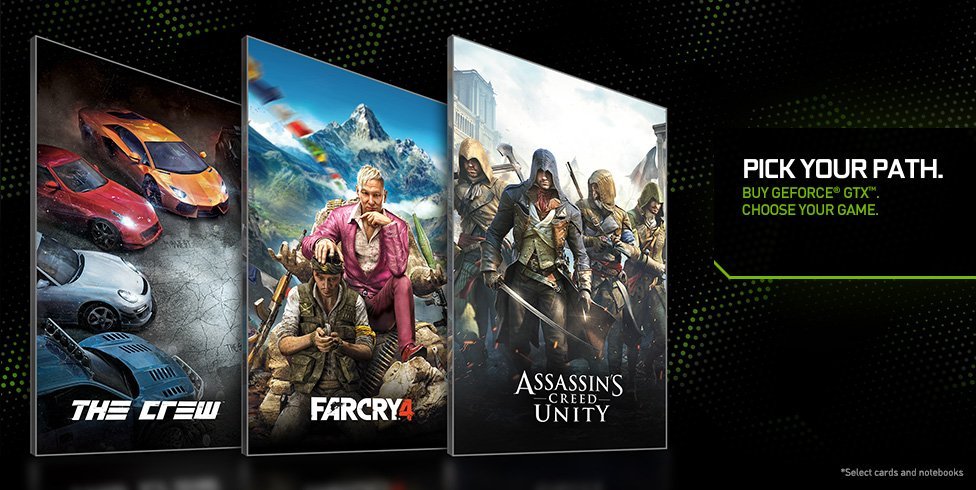 Nvidia in partnership with Ubisoft features some of the year's hottest titles