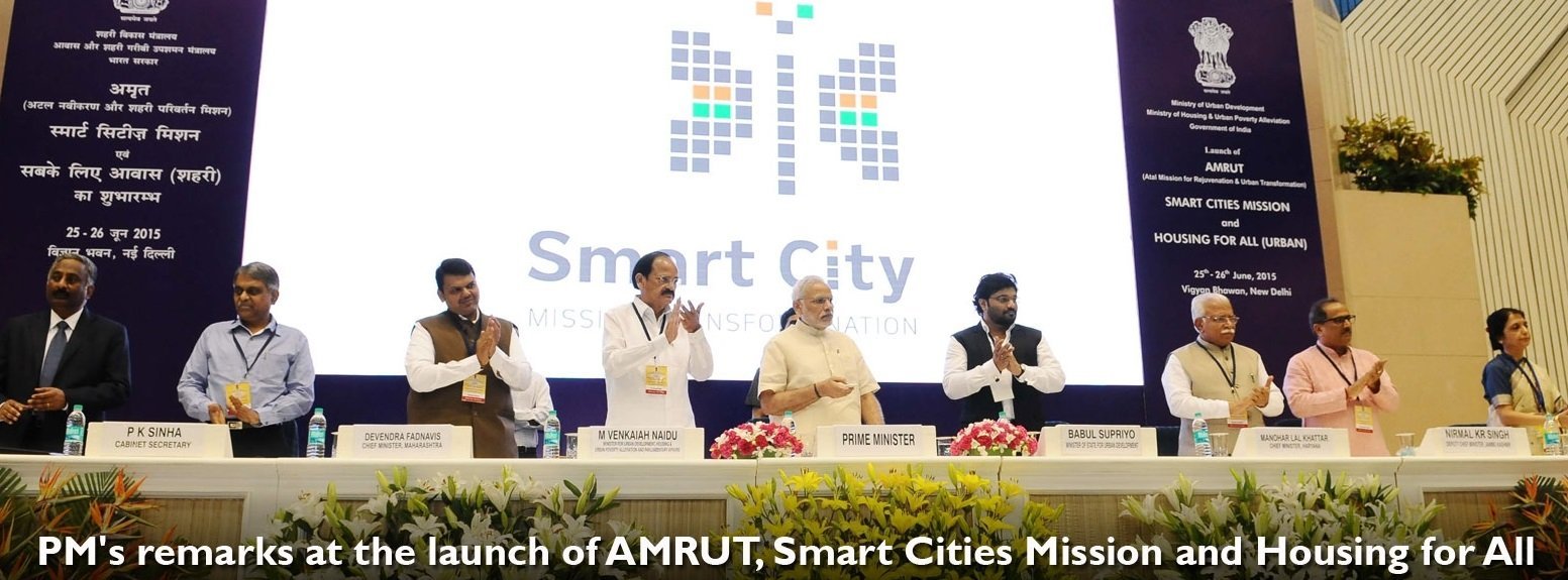 AMRUT the Smart Cities mission and Housing for All