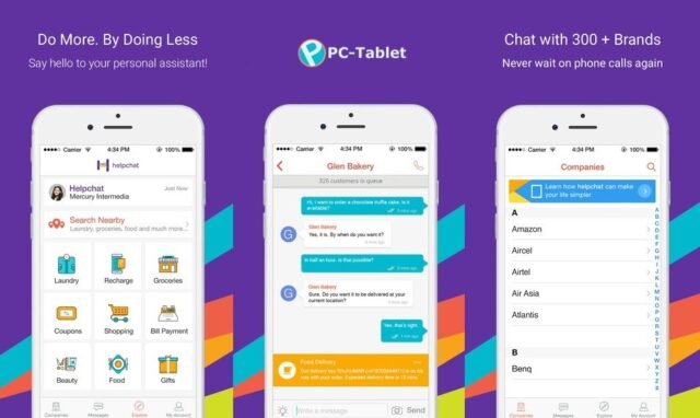 Helpchat personal assistant app launches for Android and iOS users
