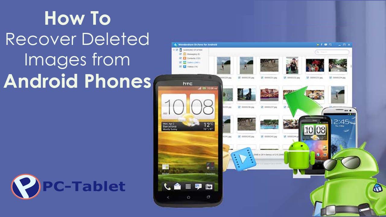 How to recover deleted photos from Android smartphone