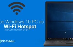se Windows 10 PC as Wi-Fi Hotspot