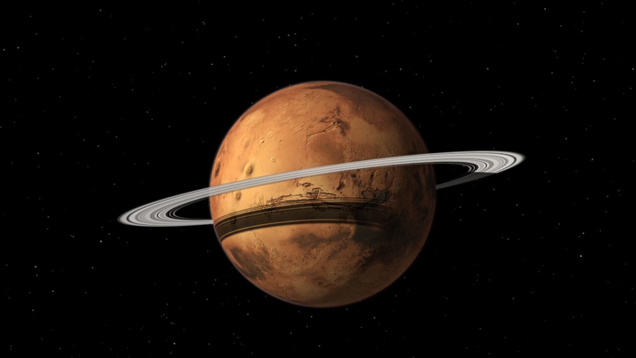 Mars could have rings like Saturn