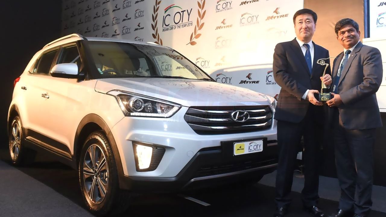 Hyundai Creta receives Indian Car of the Year Award