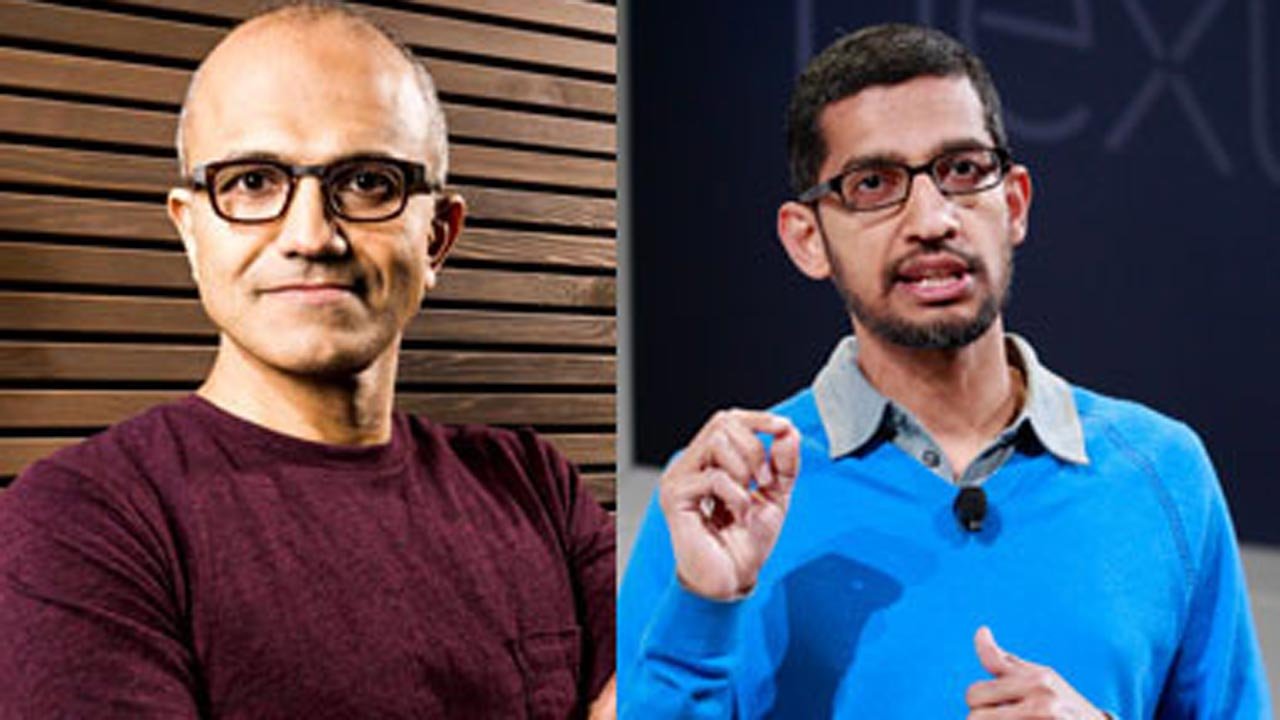 Satya Nadella and Sundar Pichai to visit India