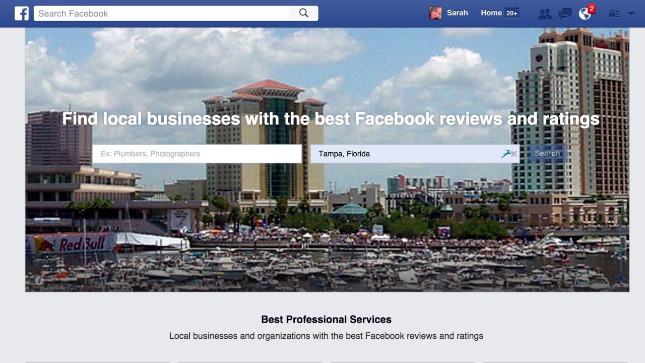 Facebook secretly launches review service to find local businesses