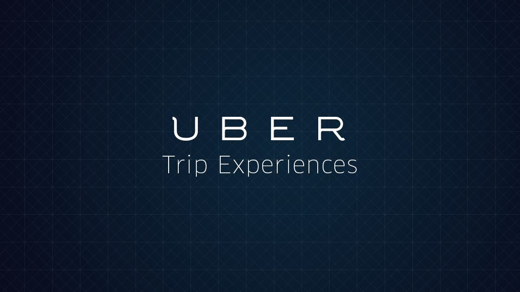 Uber Trip Expeiences