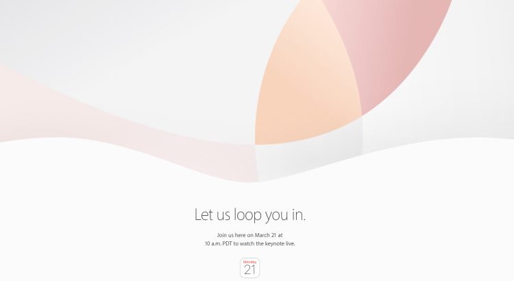 let us loop you in Apple march 21 event