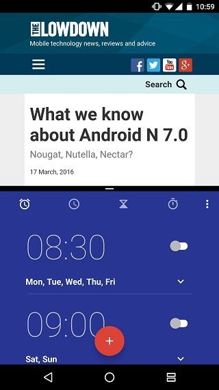 Multi window on Android N