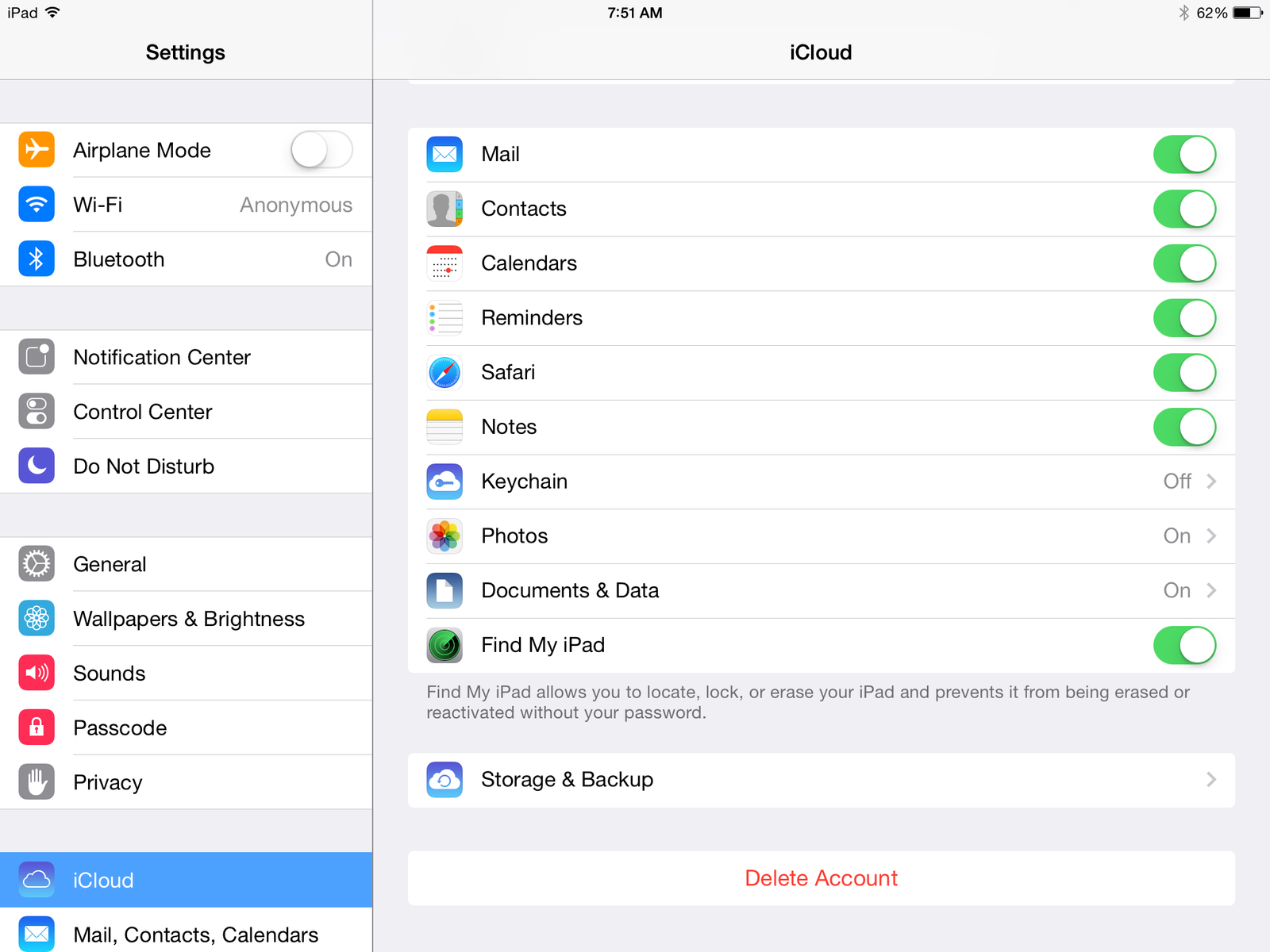 apple icloud backup