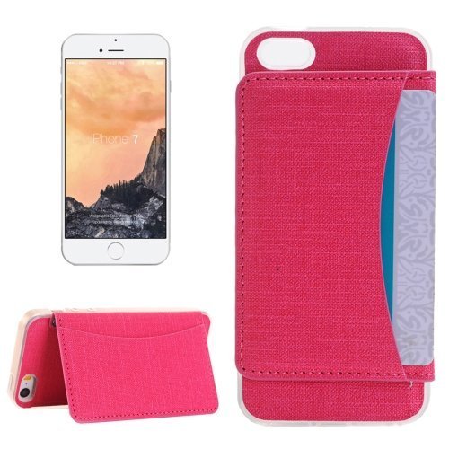 Crazy4Gadget For iPhone 7 Flexible Card Slots Leather Case with Holder Card Slots Wallet