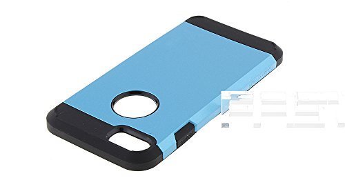 PC TPU Protective Back Case Cover for iPhone 7 – Blue