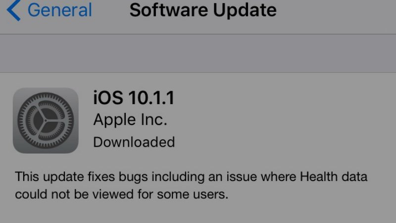 iOS 10.1.1 