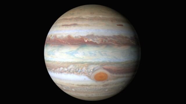 "NASA Jupiter Red Spot"