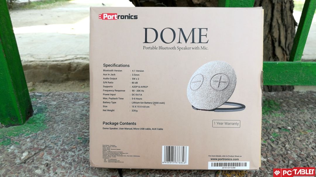Portronics Dome Bluetooth Speaker 2