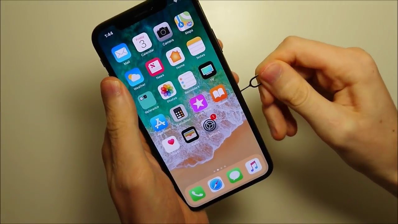 How To Insert Or Change Sim Card In An Iphone X