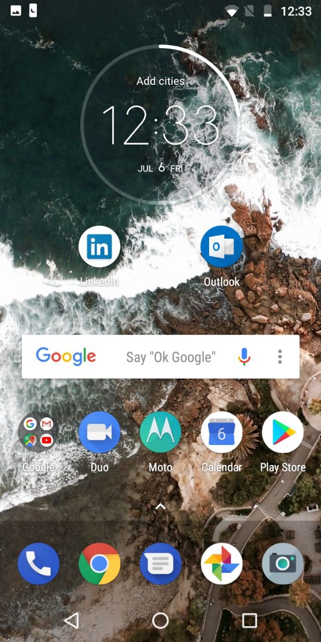 Moto G6 Play UI 5