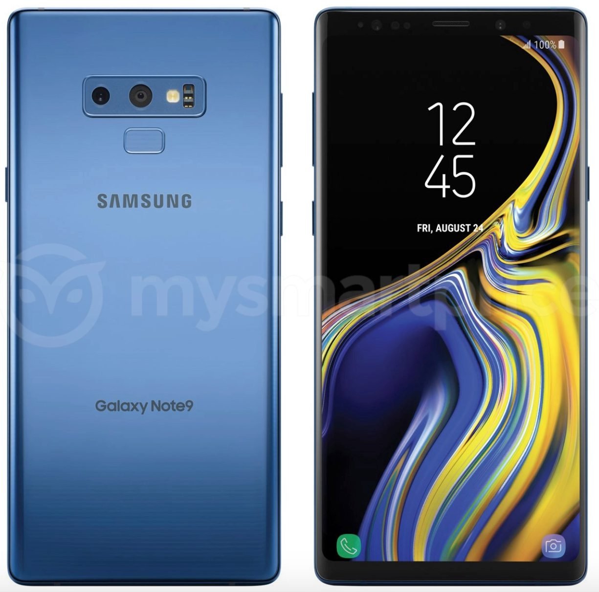 deepsea blue galaxy note 9