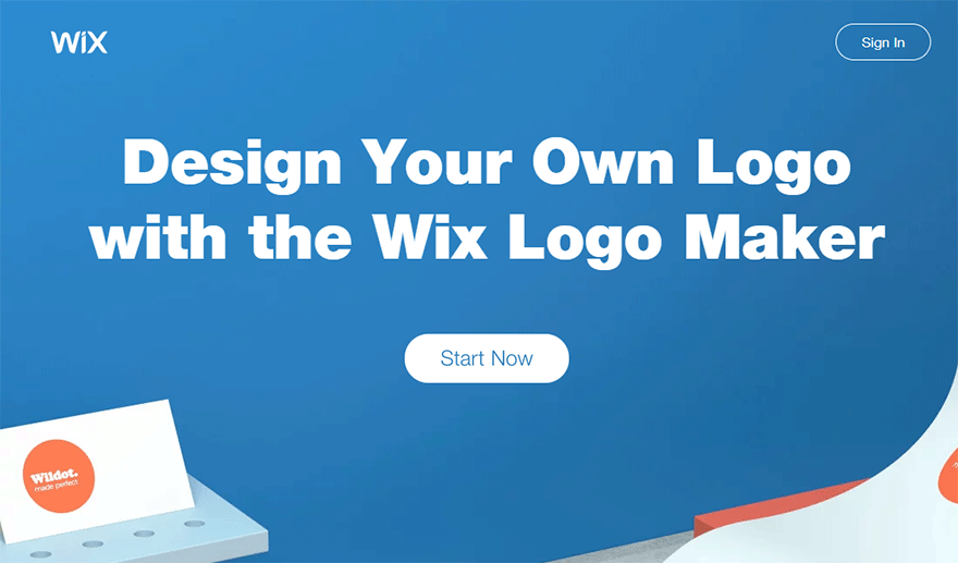 logo maker wix