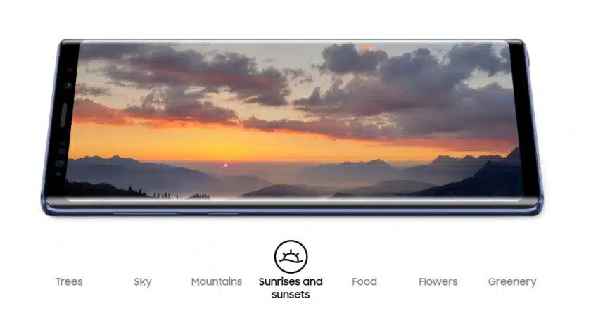 samsung galaxy note 9 ai recognition