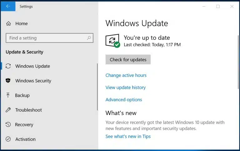 Windows 10 October 2018 update