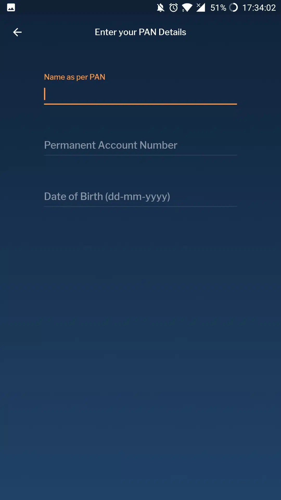 8 sqrrl enter pan details