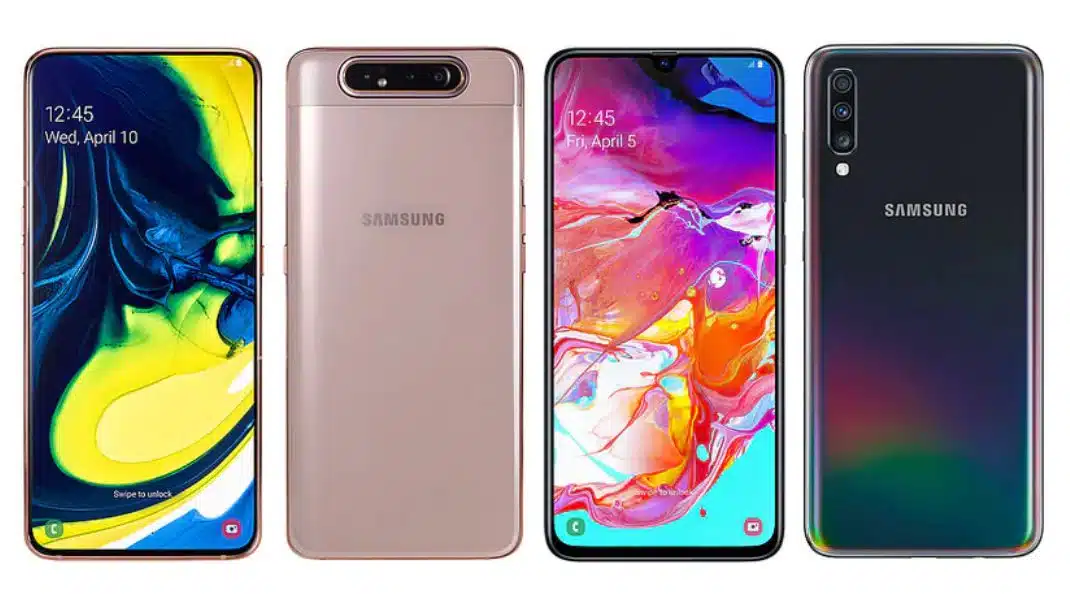 Samsung Galaxy A80 and A70