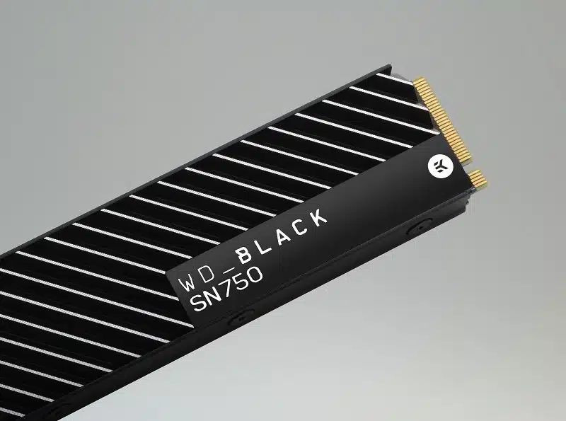 WD Black SN750 SSD with heatsink NEW