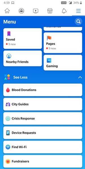 fundraisers on mobile