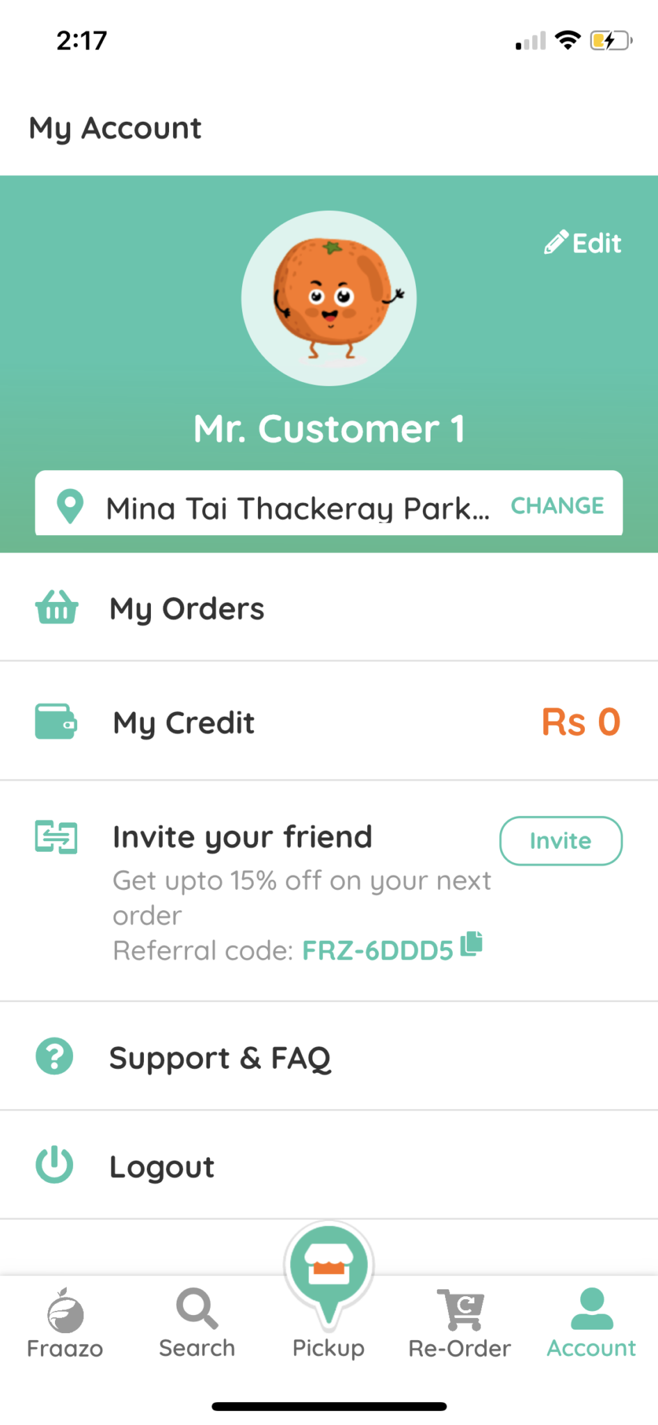 Get farm fresh produce at your doorstep with Fraazo 2 My account scaled