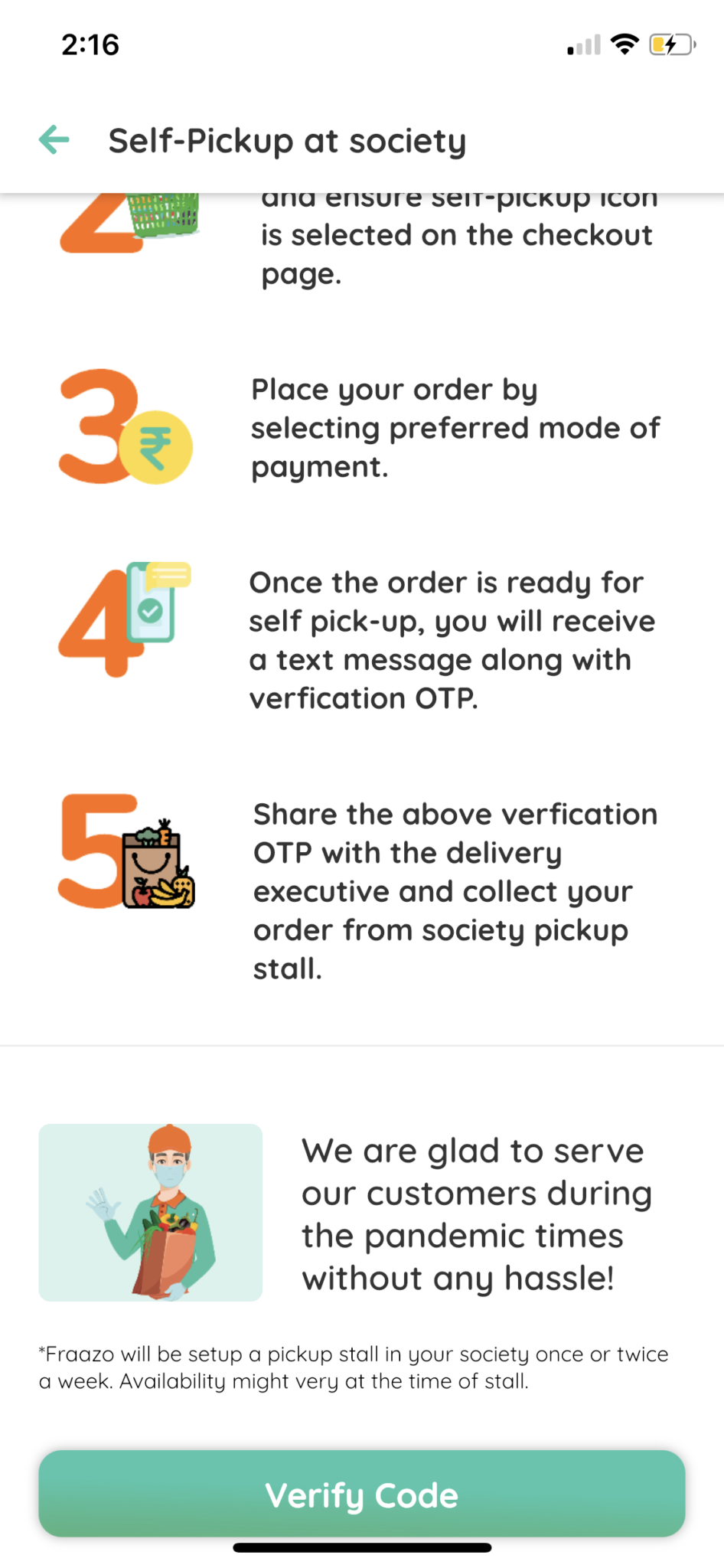 Get farm fresh produce at your doorstep with Fraazo 4 Society Self Pick up 2 scaled