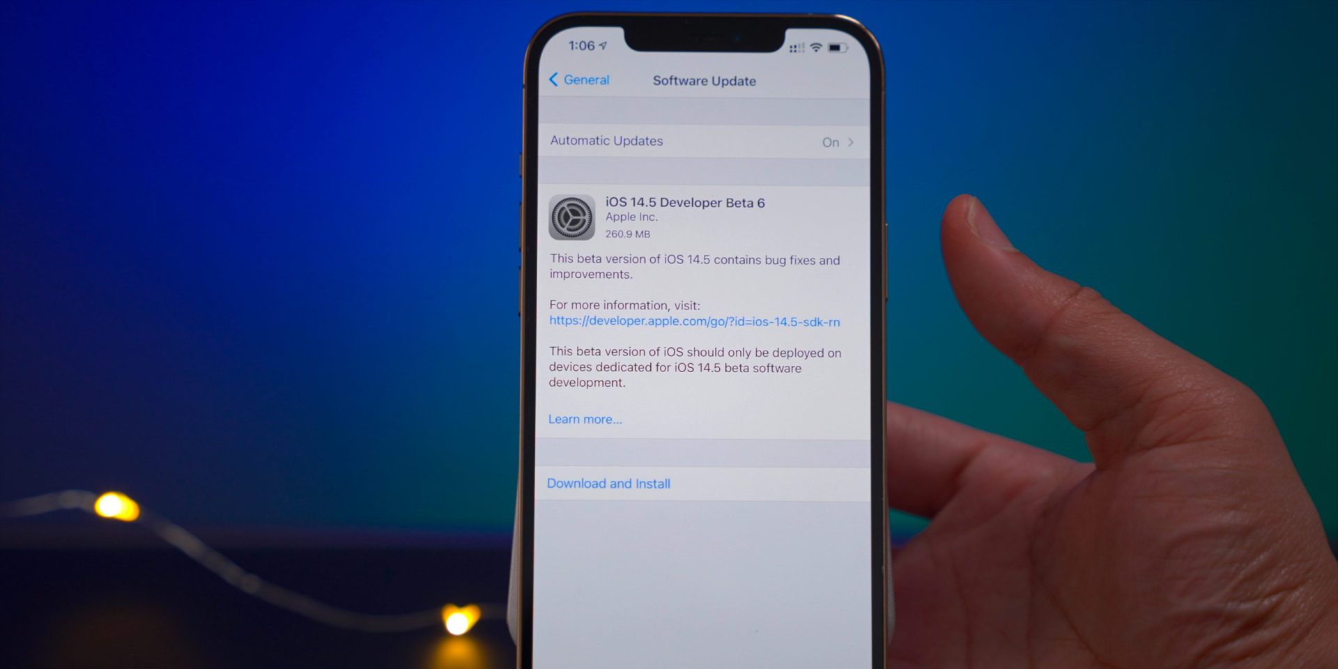 iOS 14.5 beta 6 update scaled 1
