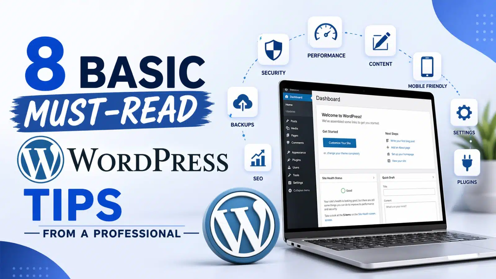 8 basic wordpress tips