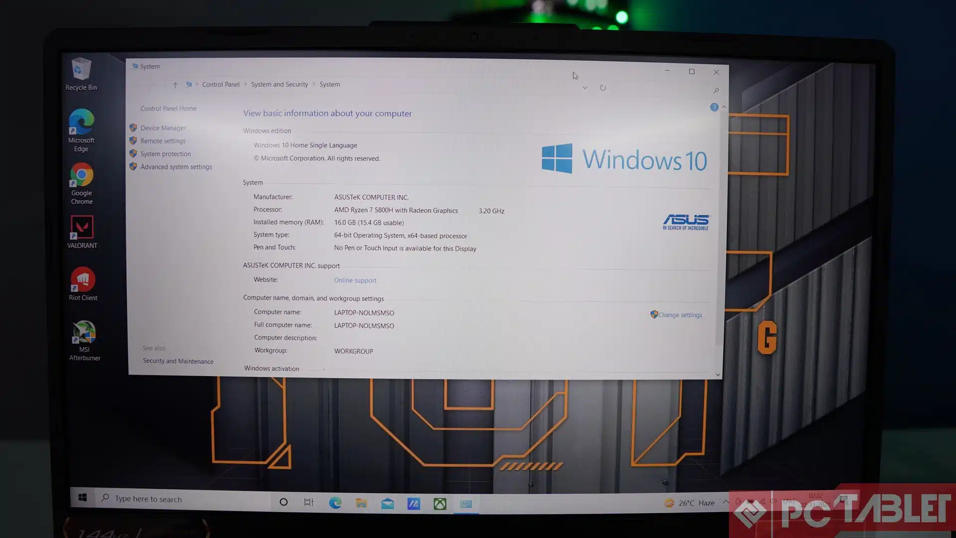 Asus TUF A15 2021 17