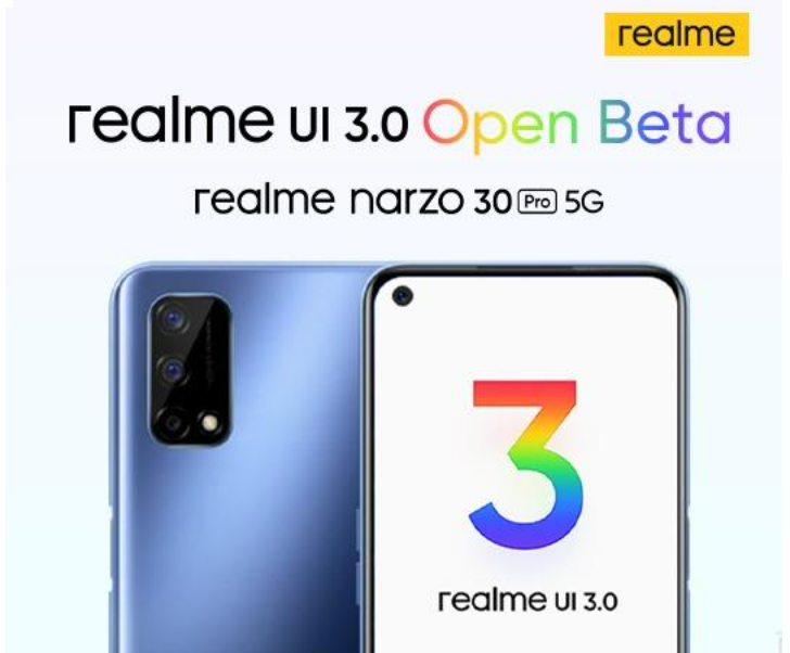 realme officially rolls out UI 3.0 Open Beta Access for realme narzo 30 Pro 5G