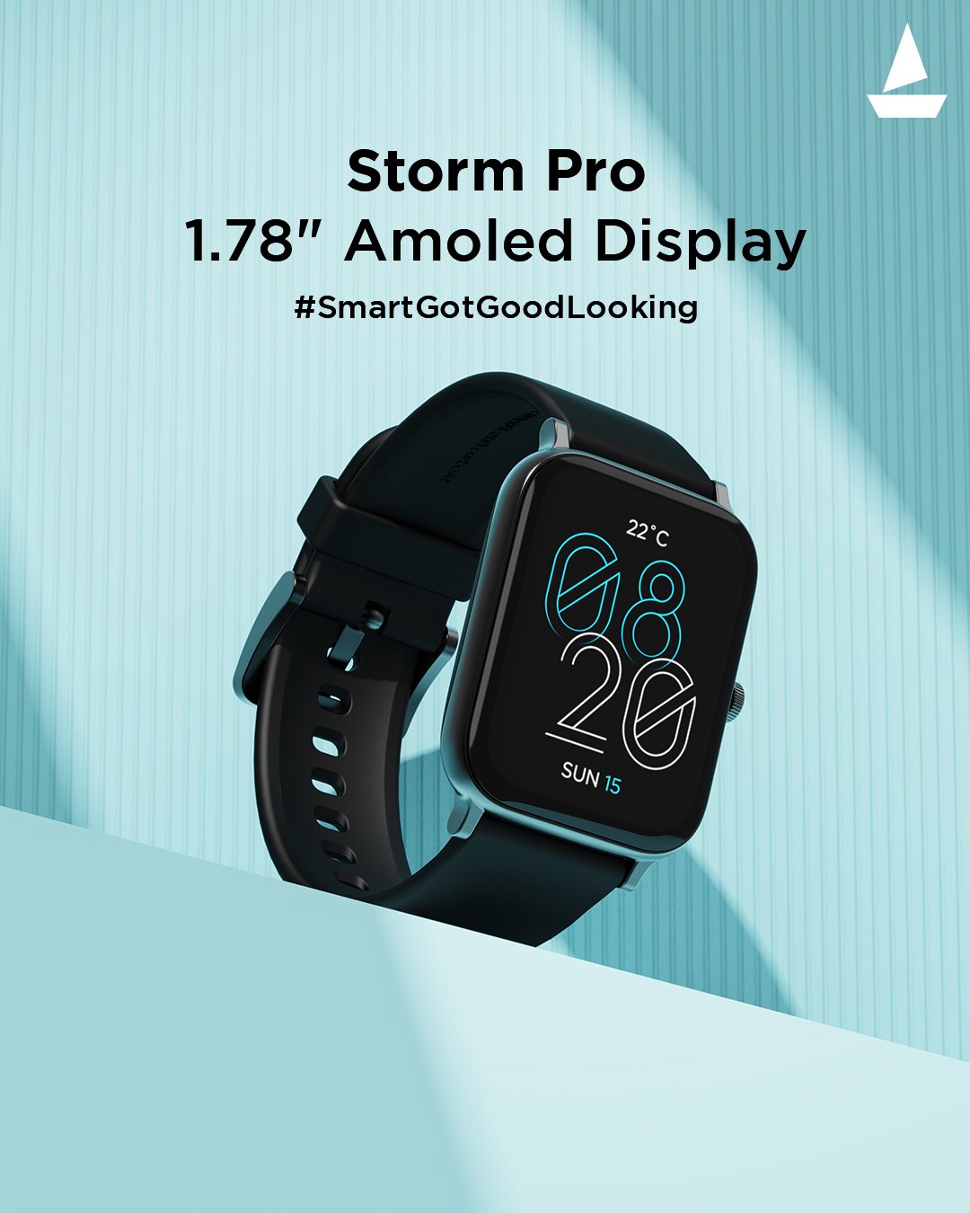 Boat launches Storm Pro smartwatch with 700+ fitness modes at Rs 2,999