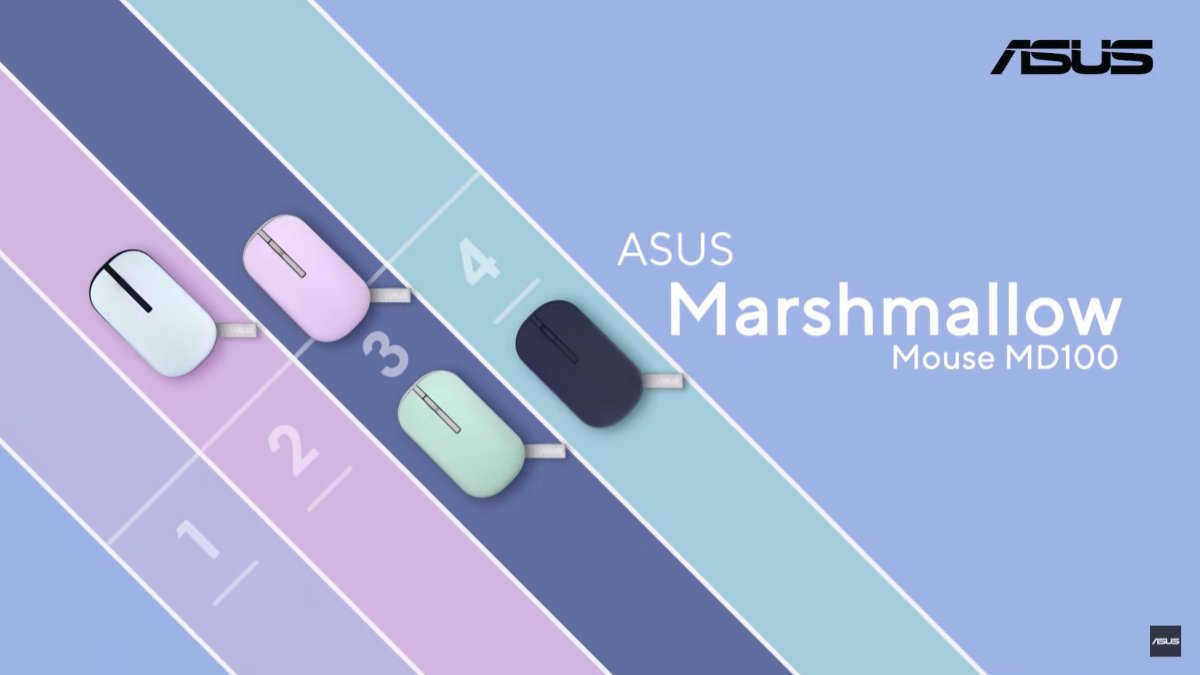 ASUS MD100 Silent Marshmallow mouse