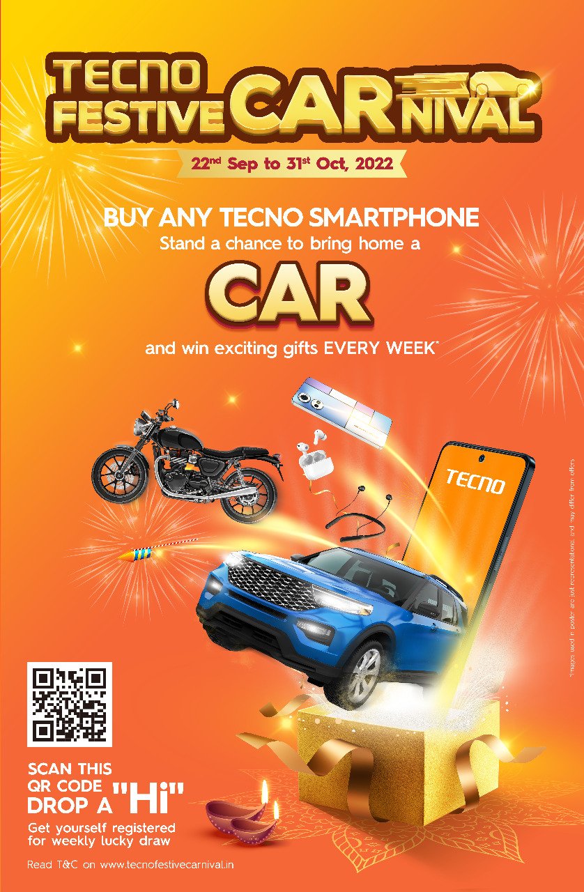 TECNO Mobile celebrates festivities with its 40 day Festive CARnival