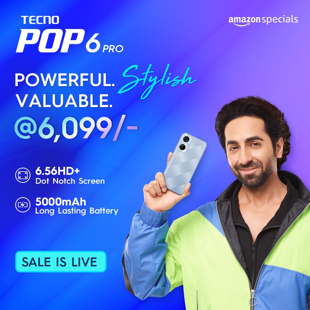 TECNO POP 6 Pro launched in India