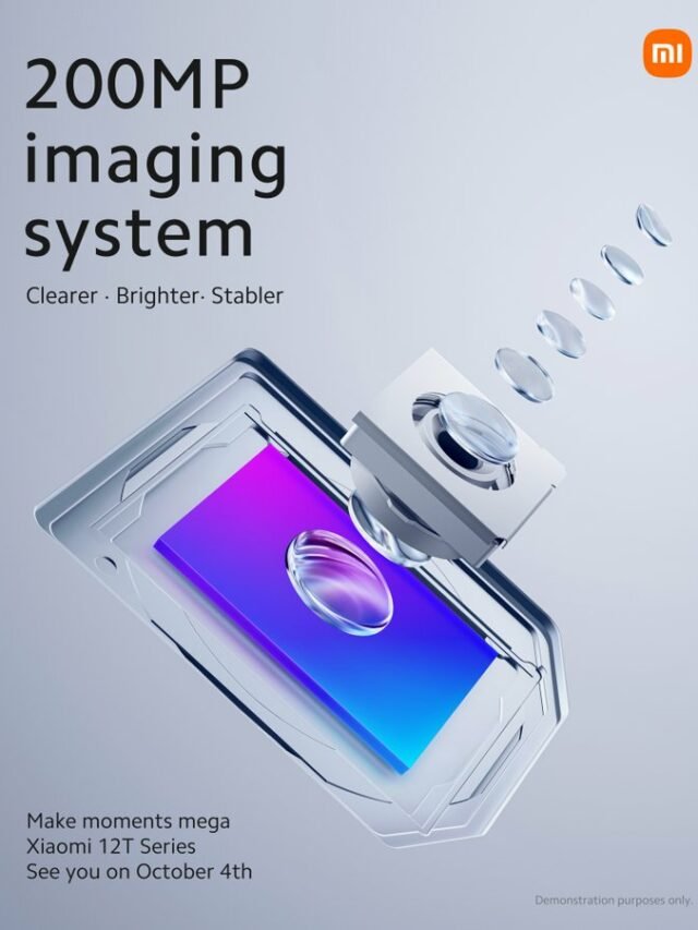 Xiaomi Confirms 200MP Camera On Xiaomi 12T Series, Launch On October 4.