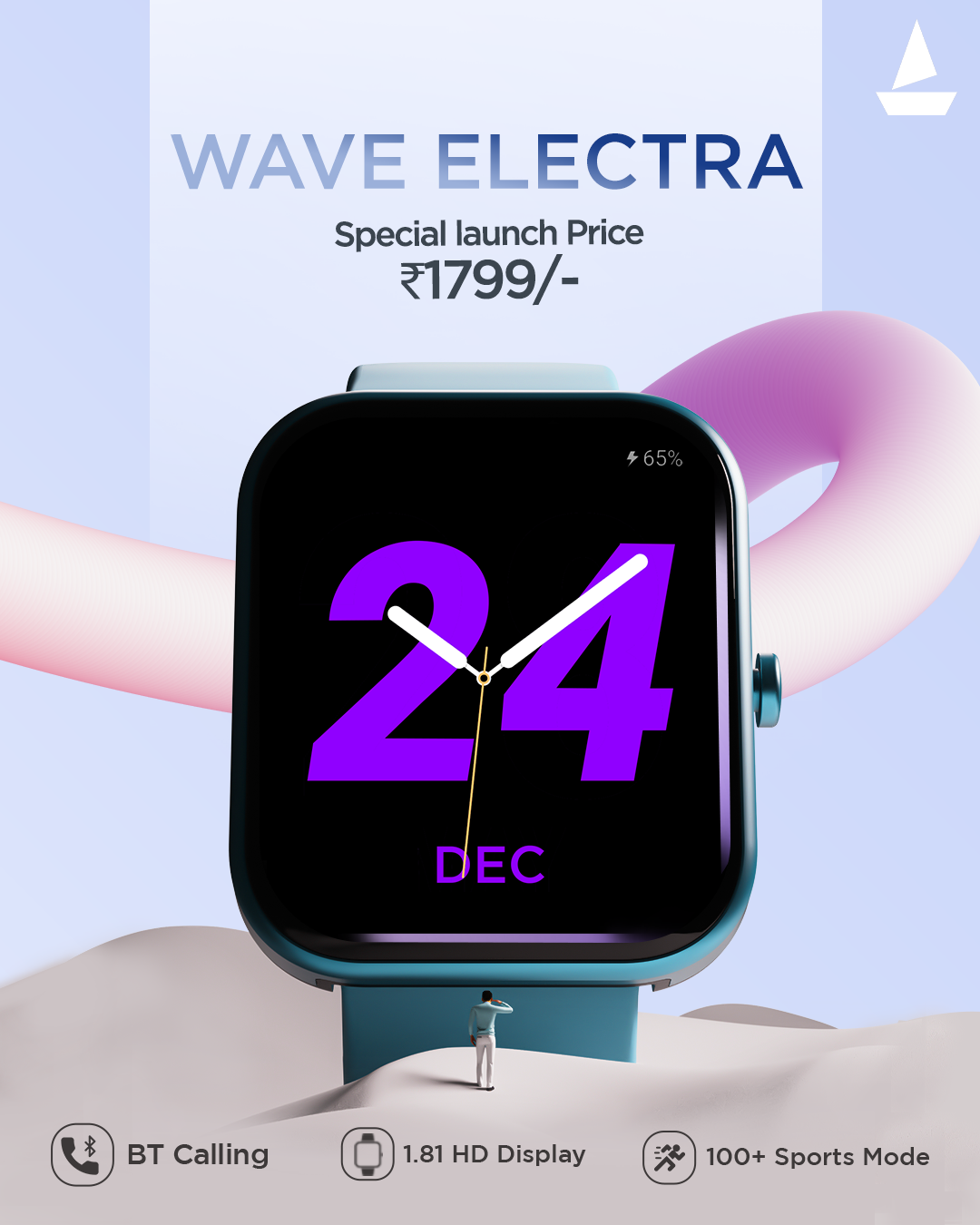 boAt Wave Electra Smartwatch