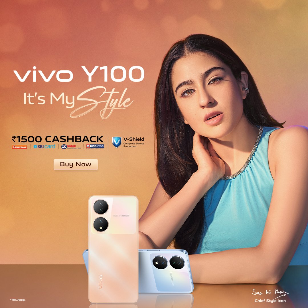 vivo launches Y100 the first premium Y series smartphone with two color changing variants in India 1