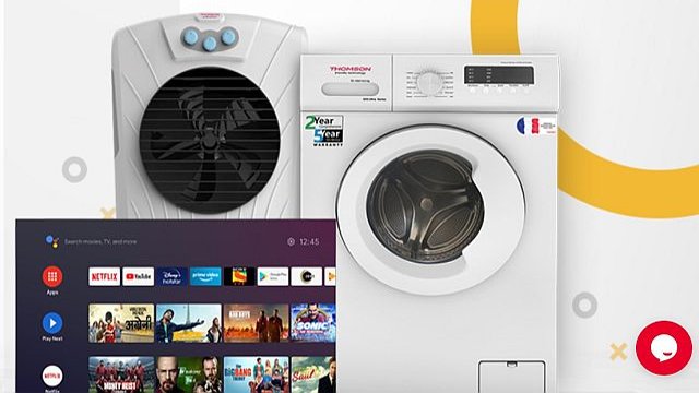 THOMSON offers heavy discounts on its range of Smart TVs Washing Machines and Air Coolers during THOMSON Anniversary SALE From 22nd – 25th April 2023