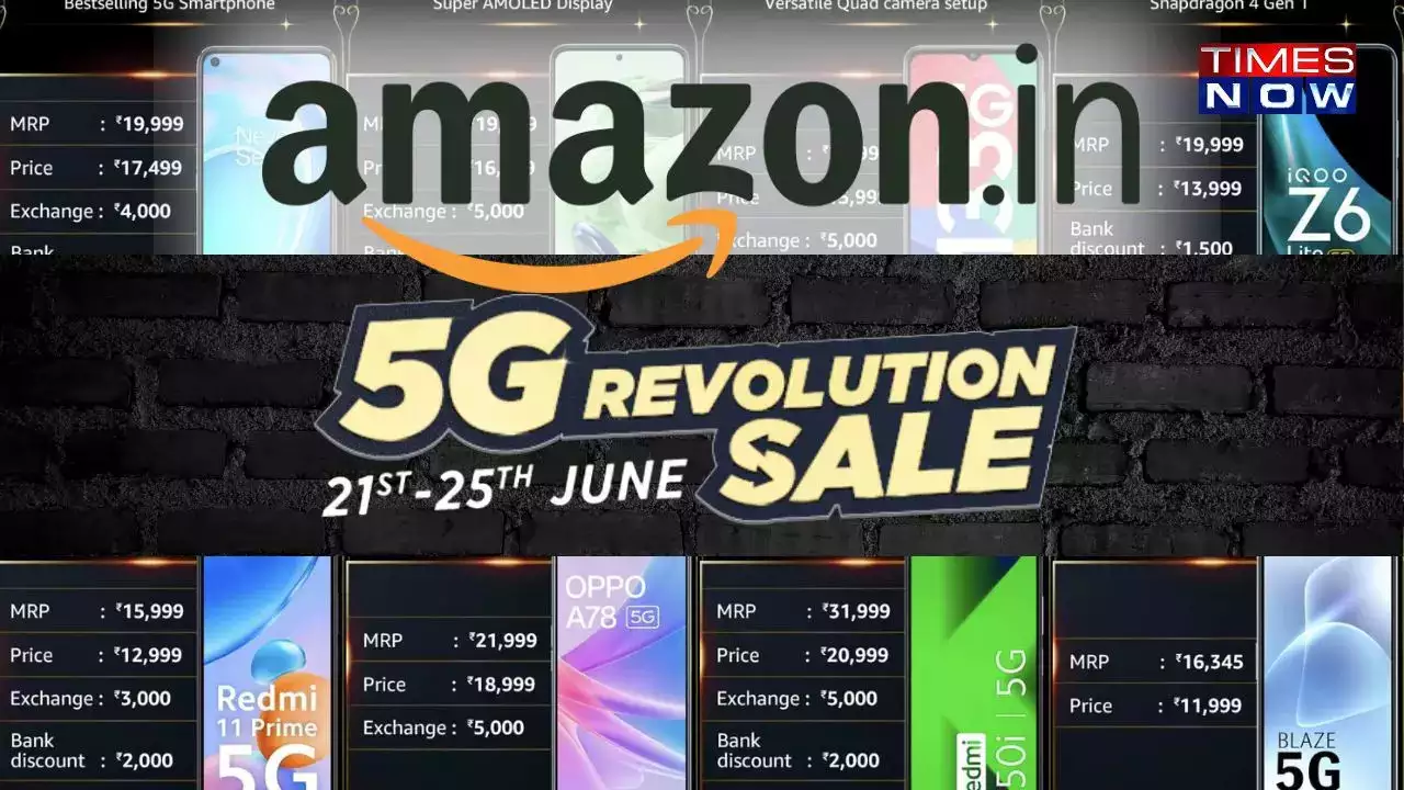 Upgrade your Smartphones during Amazon.in’s 5G Revolution Sale