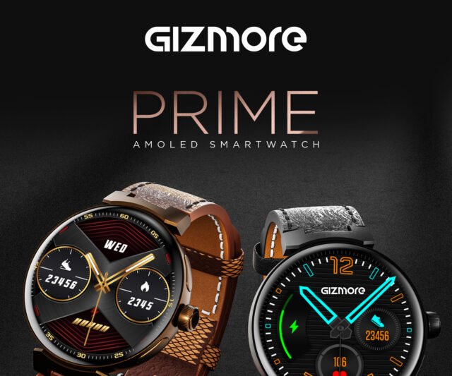 Gizmore launches PRIME smartwatch with Always-On AMOLED display, Premium metal body, and Wireless charging at just Rs. 1,799/-