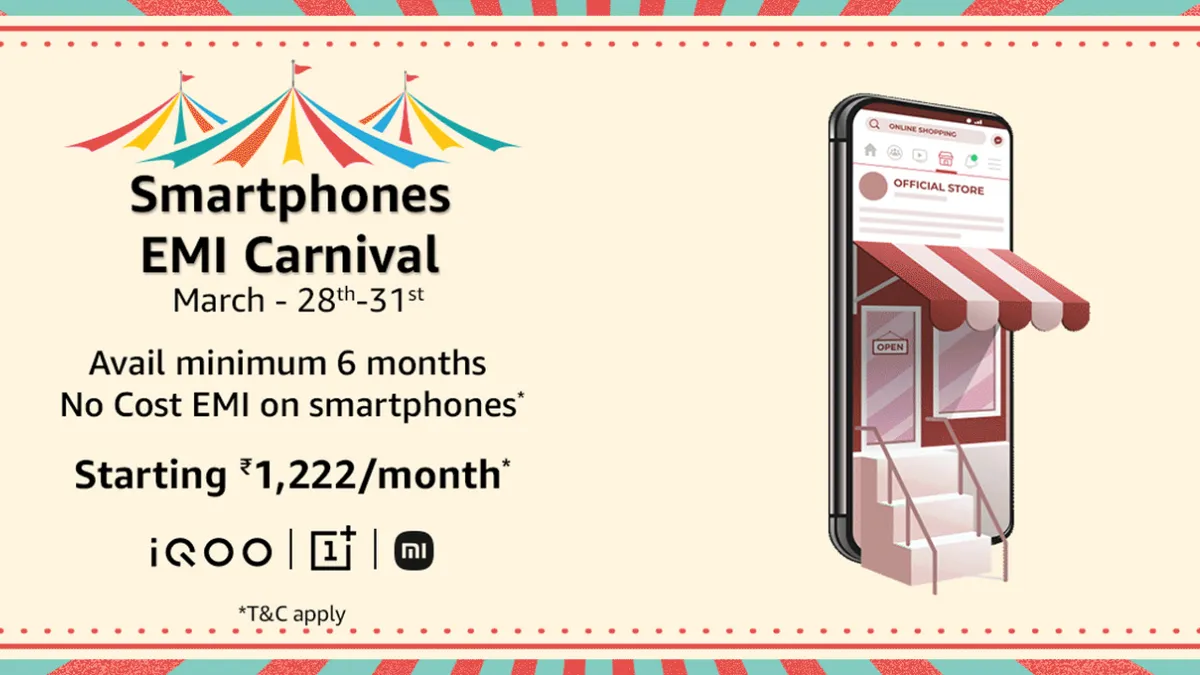 Grab great offers during Amazon Indias ‘Smartphones EMI Carnival