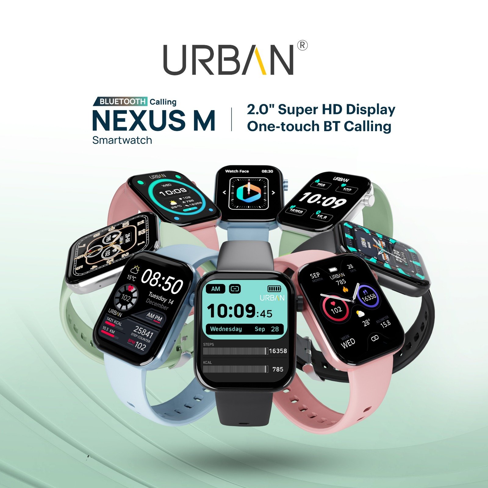 URBAN Launches Nexus M: The Ultimate Calling Smart Watch with a Massive 2-Inch Fluid HD Display, Advanced Single Sync Chipset, Exclusively on Amazon