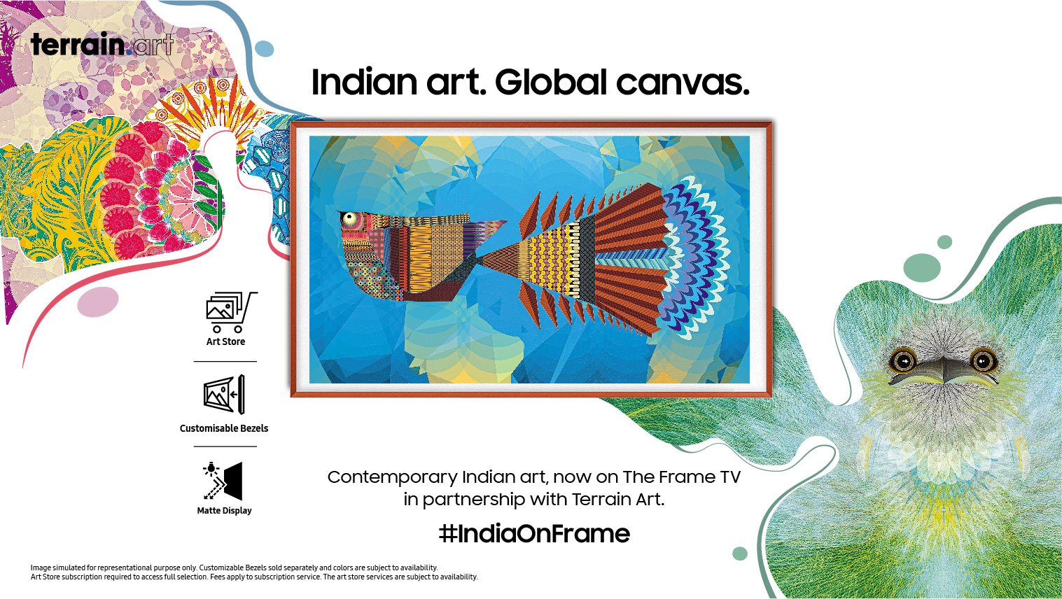 Samsung Brings Contemporary Artwork of Young Indian Artists to Your Home with The Frame TV, Adds More Artworks to Art Store