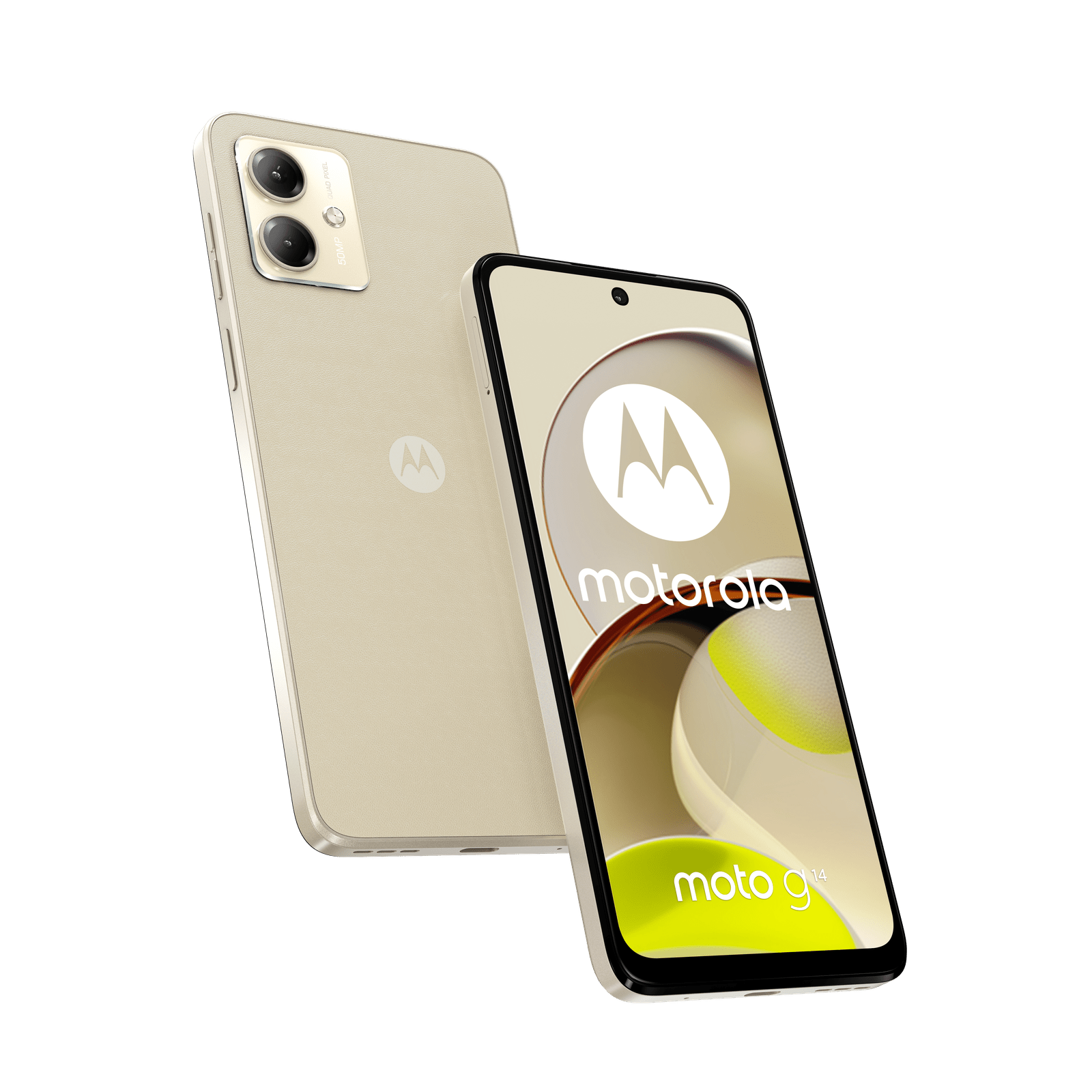 Motorola introduces moto g14 with vegan leather design under 10K in two new colours - Pale Lilac and Butter Cream