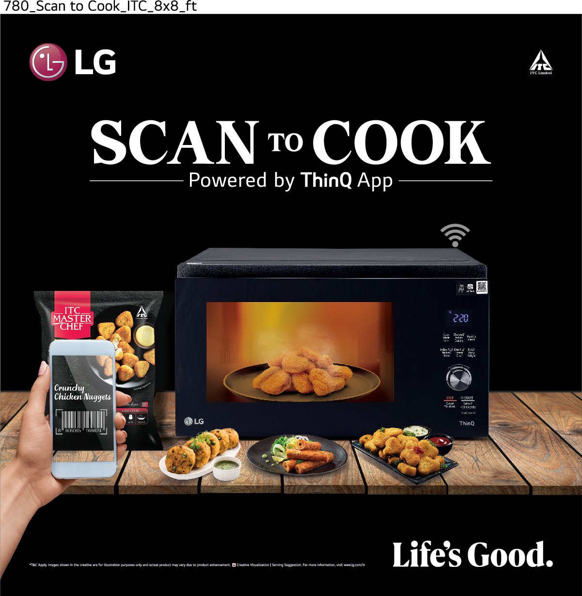 LG Electronics India and ITC Foods join forces to transform cooking and simplify consumer life Introduces ‘Scan to Cook Charcoal healthy’ microwave ovens