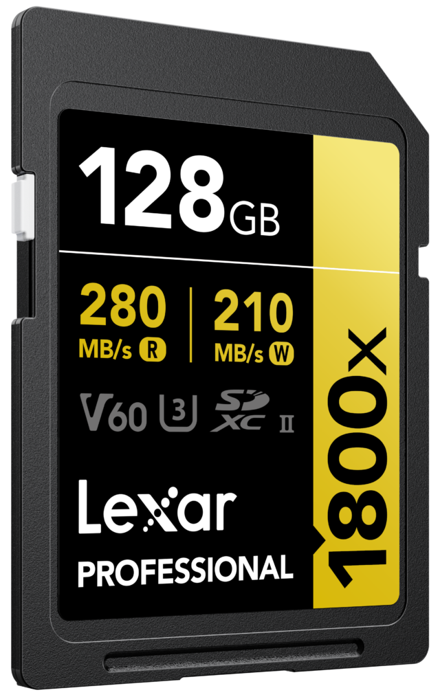 Lexar launches Professional 1800x SDXC™ UHS-II Card GOLD Series in the Indian market